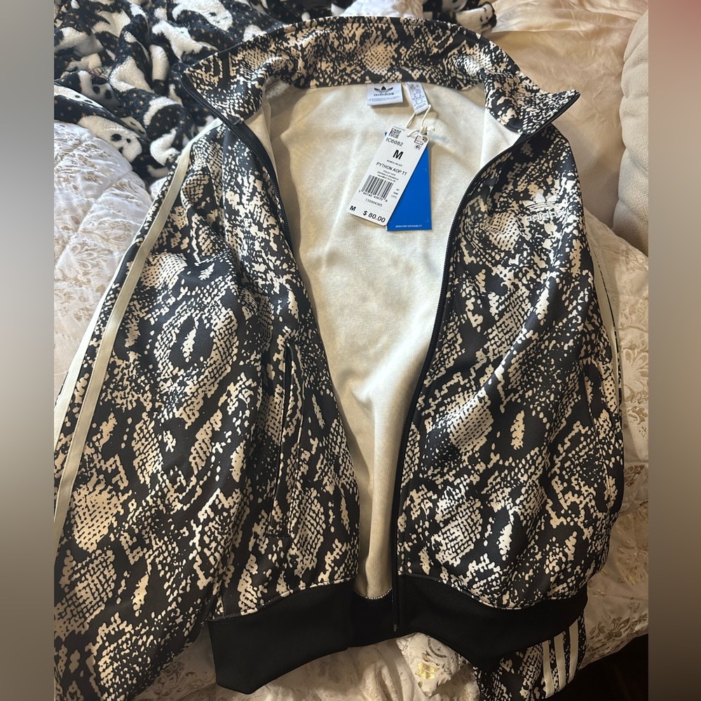 Snake Print Adidas Jacket